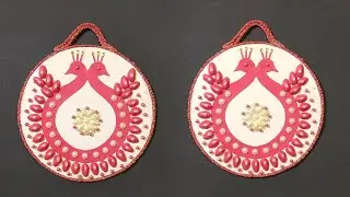 Beautiful Peacock Showpiece Design | DIY - Pista Shell Crafts | How To Make Peacock With Pista Shell