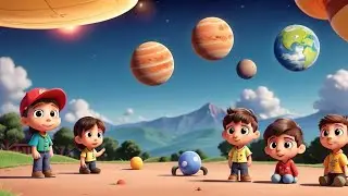 Easy Planet Names Poem for Kids | Learn the Solar System Fast! | POEM OF WEEK @KidsRhymeAndStories