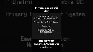 14 years ago on this day #eas #emergencyalertsystem #nationalalert #test #nationalperiodictest #tv