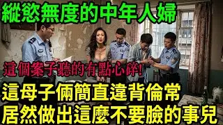 縱慾無度的中年人婦！這母子倆簡直違背倫常！居然做出這麼不要臉的事兒！ #呂鵬大案紀實#呂鵬講大案#大案紀實