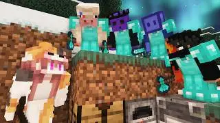 Minecraft Speedrunner VS 4 Hunters