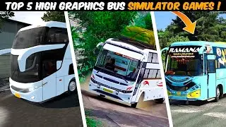 Top 5 Bus Simulator Games for Android | Best bus simulator games for android | SB Gamer