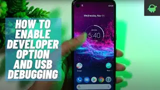 How to Enable Developer Option and USB debugging on any Motorola Device