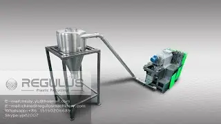 What is plastic squeezing screw press dryer and granulator machine?
