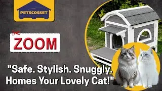 Your Cat Needs This! 😻 | Petscosset Cat House Review + Coupon Code (ZOOM) ✅