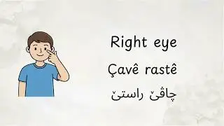 Learn Kurdish Behdini (0013)Left & right & body