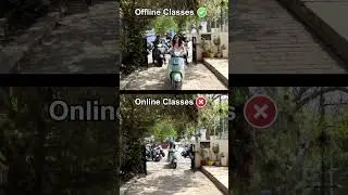 Offline classes vs Online Classes | #ca2024 #cafoundation  #caeducation #cafoundationstudents #neet