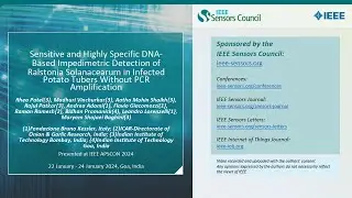 Sensitive and Highly Specific DNA-Based Impedimetric Detection of Ralstonia Solanacearum in