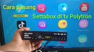 cara pasang set top box ke tv led polytron