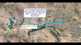 Tonopah AZ - 1 Ac Lot 1 hr from Phoenix overlooking Farm Country and the Eagletail Mountains!
