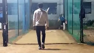 Monish Y batting