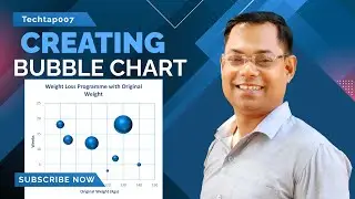 Creating bubble chart & do the modification in Microsoft Excel