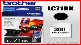 Brother Printer LC71BK Standard Yield Black Ink