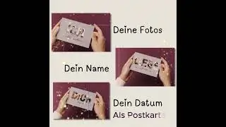 Personalisierte Valentinstag-Poster  #valentinstag #5sprachenderliebe #14february
