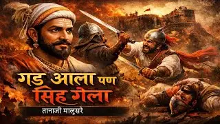 गड आला पण सिंह गेला | तानाजी मालुसरे यांचे शौर्य | शिवाजी महाराजांची अमर कथा#tanajimalusare#sinhagad