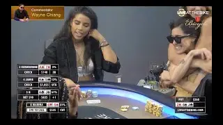 ♥♦♠♣Ladies Night Poker w/ Marina Mendes, Amber Closests, Ps&Qs & Bri - Live at the BikexWayne Chiang