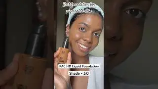 @paccosmeticsindia HD Liquid Foundation (shade - 5.0) #duskyskinmakeup #foundationforoilyskin