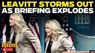 US News Live | &lsquo;She Snapped!&rsquo; Karoline Leavitt&rsquo;s Explosive Moment Caught LIVE | White House Briefing