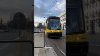 Black Tram in Warsaw's City Center: Pesa Swing on Line 15, #3117!