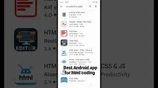 best Android app for html coding 📘