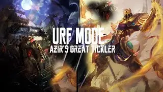 URF: Azir ADC and Zed OP(League of Legends)