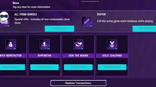 Unlock Editor & inn-app purchases in FMM23