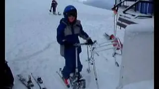 Disabled Skiing: Duncan at Antenne Handicap Skiing School, La Plagne