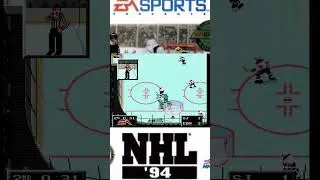 How to score from behind the net in NHL '94