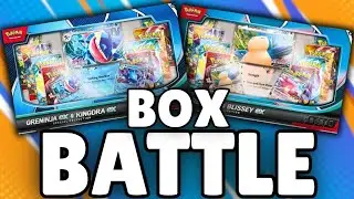 Black Friday Pok&eacute;mon Box Battle | Greninja & Kingdra vs Snorlax & Blissey