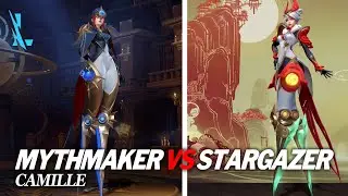 Camille Mythmaker vs Stargazer Skins Comparison Wild Rift