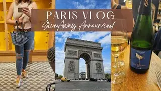Paris Vlog | Giveaway Winner Announced | #parisvlog #polene #faurelepage #dior #luxuryshopping