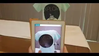 4D Curiosity Explorer Tee in Aqua