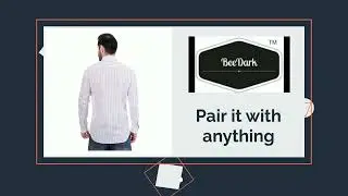 BeeDark formal white Stripe Cotton Shirt. Find it on Amazon and flipkart.don't forget to check. 