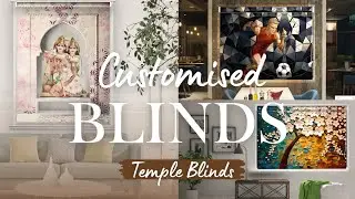 ✨ Customized Temple Blinds | Transform Your Home Mandir with Elegant & Divine Designs ✨