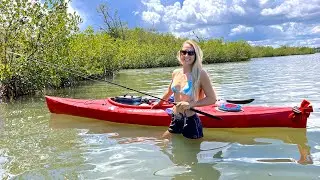 Fishing for SNAPPER, Then Something BIG Swims by my Kayak...