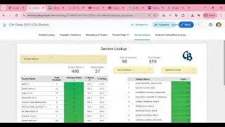 Section Lookup Dashboards
