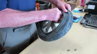 Fitting a mis-shaped tyre