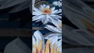 Floral Mosaic Mural by Mosaics Lab