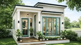 Small House, Big Style: A Minimalist Garden Retreat