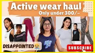 Activewear Under 300/- 🏋️&zwj;♀️💪🏻 Affordable Haul + Honest Review 😭