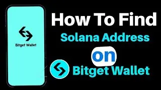 Quick Guide to Find Solana (SOL) Address in Bitget Wallet | Find Solana Address in Bitget Wallet