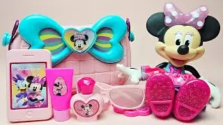 Disney Minnie Mouse Purse Makeup Set Satisfying with Unboxing Compilation Toys ASMR #575