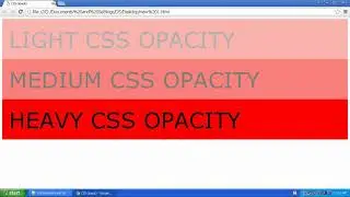 How to Make Background Transparent in HTML CSS | Background Opacity to change transparency in CSS