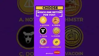 Which Game is Right 4U? #hamsterkombat #rockyrabbitairdrop #dogs #notcoin #catizen #airdrop #shorts