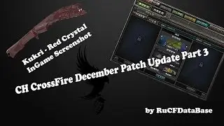 Chinese CrossFire: December Patch Update(Part 3)[Preview]!