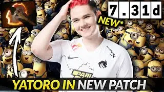 Yatoro show Best way to Counter Minion enemies with Sven double cleave in 7.31d