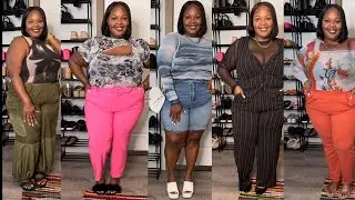 Plus Size Outfit Ideas - Mesh Tops | LooksByBreTV