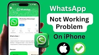 Whatsapp not opening problem in iphone | Whatsapp not working in iphone | Whatsapp not working ios