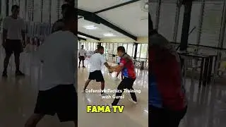 DEFENSIVE tactics training with GuroJ -PLTC #foryou #selfdefense #martialarts #famatv #fixedArmour