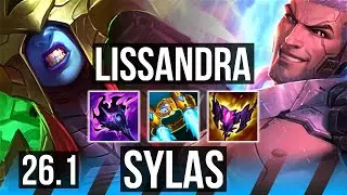 LISSANDRA vs SYLAS (MID) | KR Master | 26.1